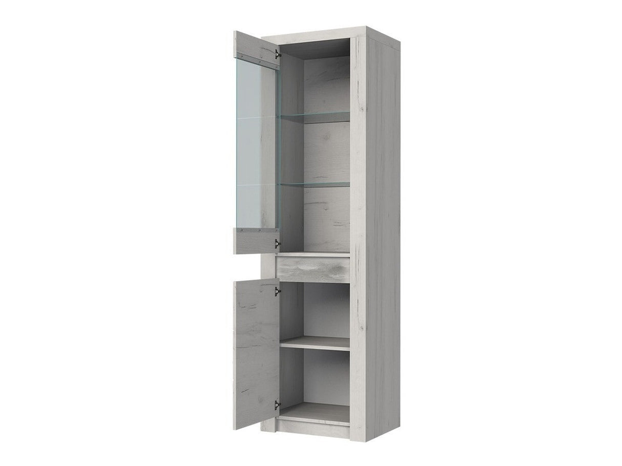 Könyvespolc Indianapolis (Nadia N04) L, Led világítás: Nem, Szín: Sötét kőris