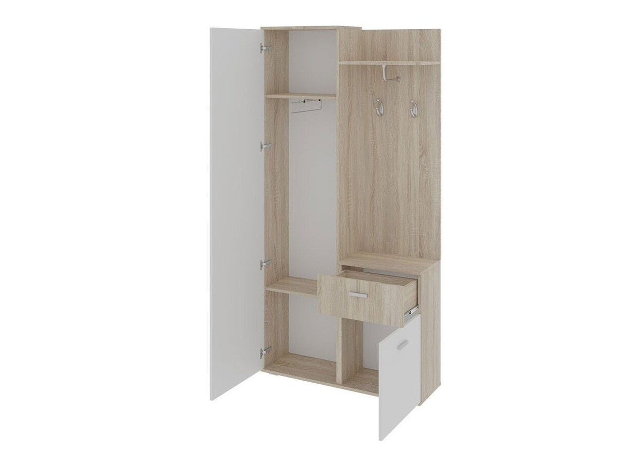 Előszoba garnitúra LUX (Osztály), Szín: Triufel + Fehér