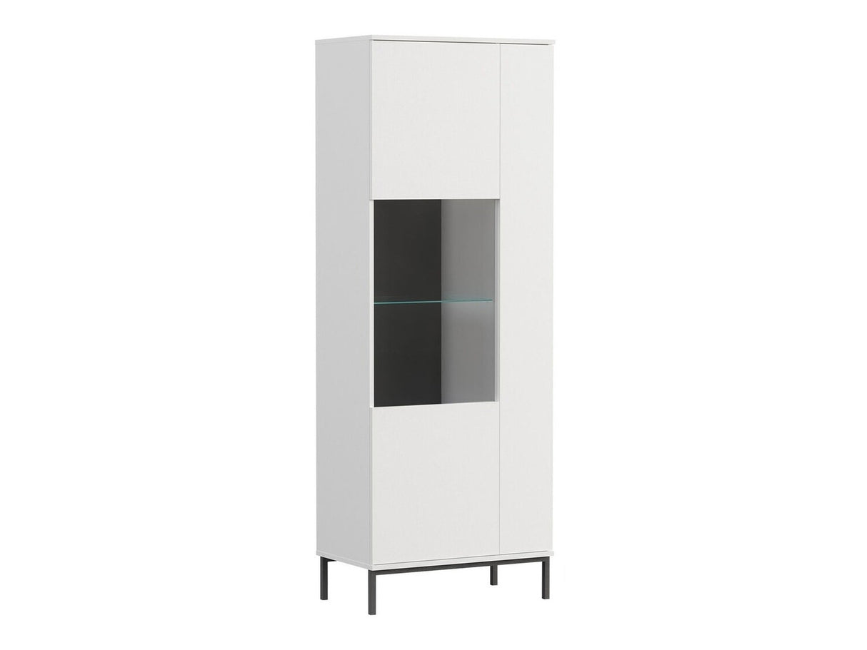 Könyvespolc Querty WIT70 + LED (Marinez MR07), Szín: Fehér, Led világítás: Igen