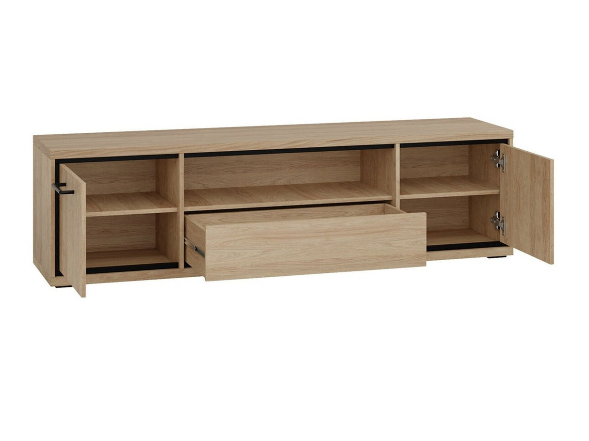 Nappali szett MEDIOLAN III (Sarged III), Szín: Fényes fa, Led világítás: Nem, Lábak: Igen