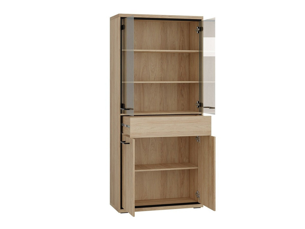 Nappali szett MEDIOLAN III (Sarged III), Szín: Fényes fa, Led világítás: Nem, Lábak: Igen