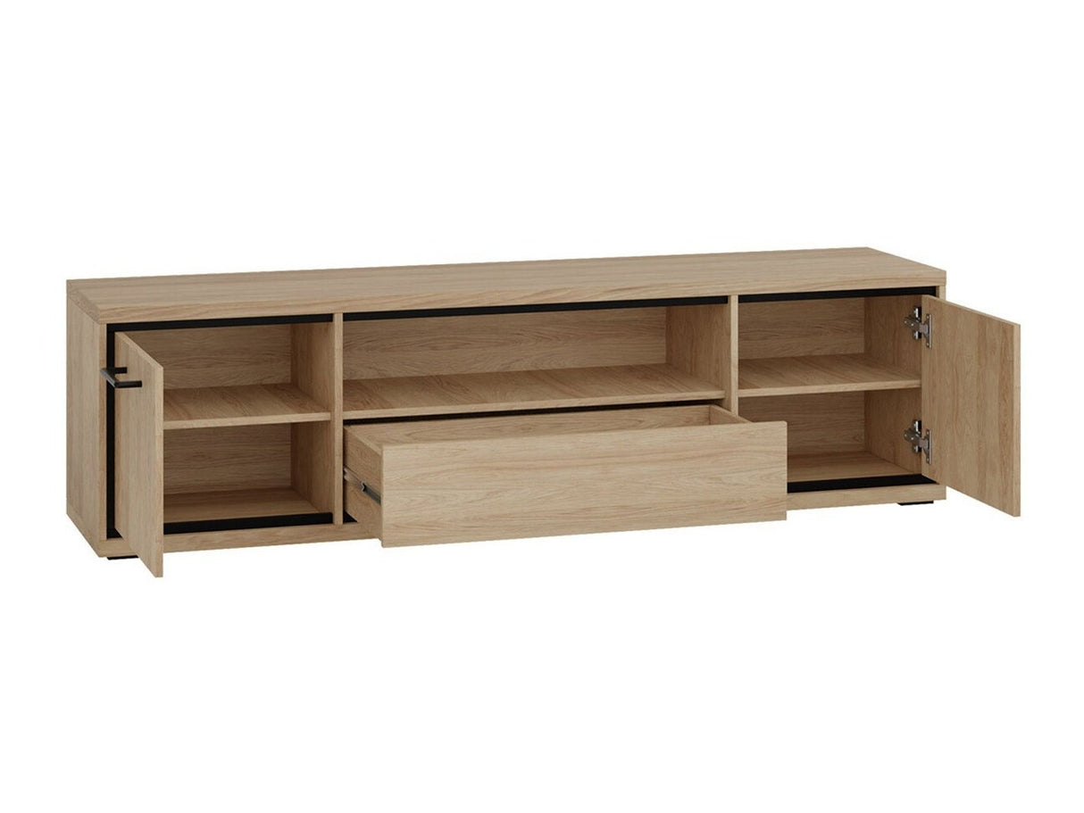 Nappali szett MEDIOLAN III (Sarged III), Szín: Fényes fa, Led világítás: Nem, Lábak: Nem