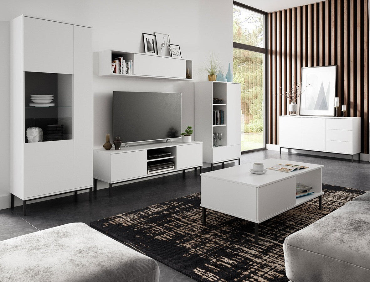 TV-állvány Querty RTV2D (Marinez MR05), Szín: Fehér