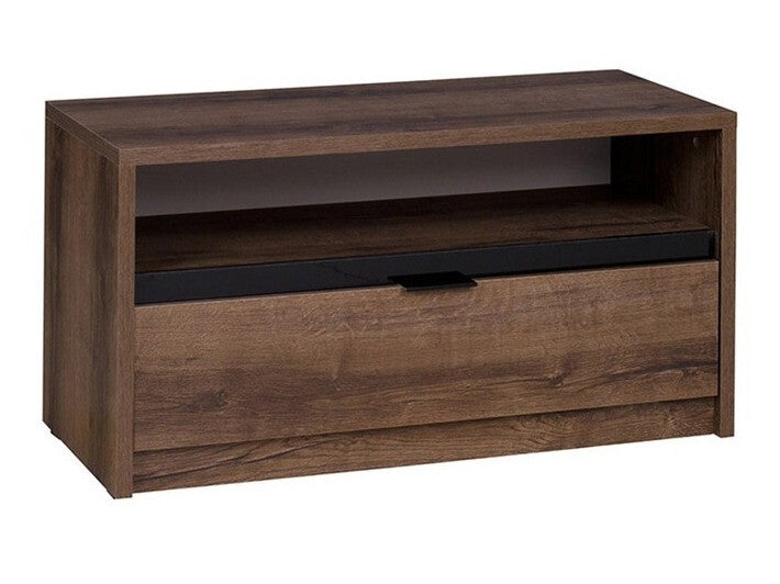 TV-állvány Denver (Verdek RTV1SZ VD09), Szín: Monastery tölgy + Fényes fekete