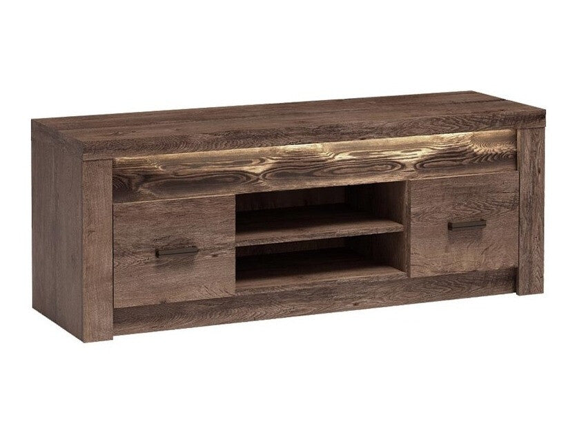 TV-állvány Indianapolis (Nadia N09), Szín: Sötét kőris, Led világítás: Nem