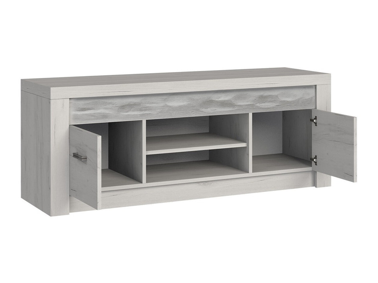 TV-állvány Indianapolis (Nadia N09), Szín: Sötét kőris, Led világítás: Nem