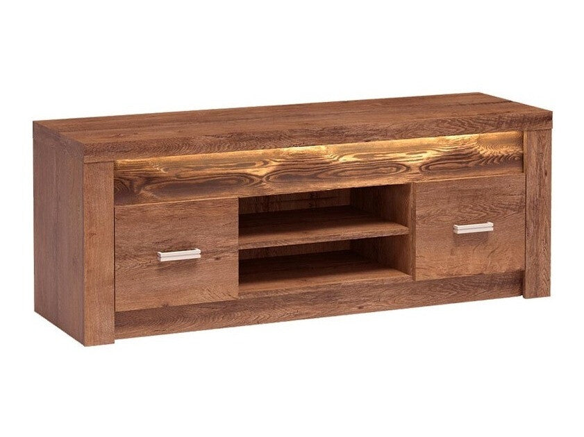 TV-állvány Indianapolis (Nadia N09), Szín: Kőrisfa, Led világítás: Nem