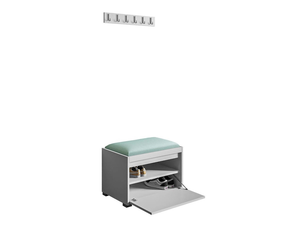 Előszoba garnitúra GRAWIS (Konkor) 60 + 1sz, Szín: Fehér + Manila 11