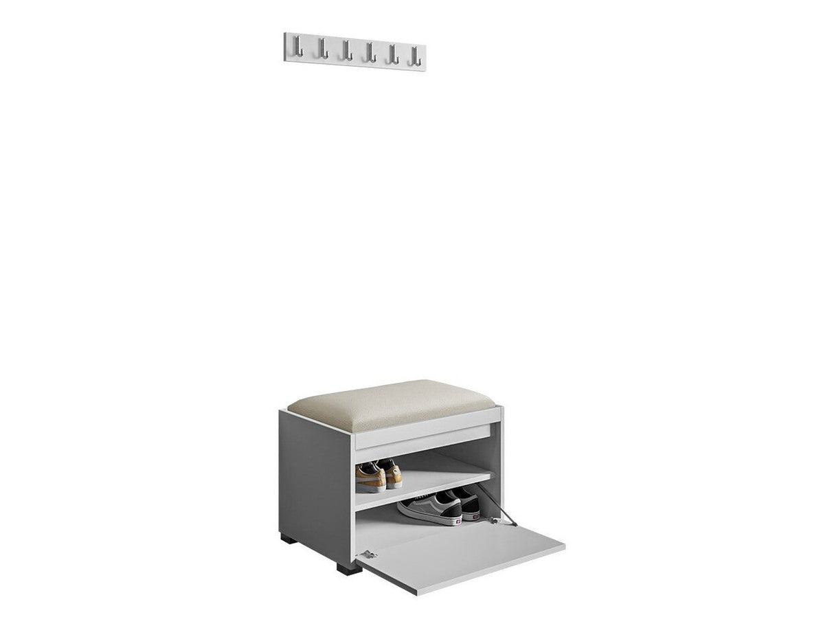 Előszoba garnitúra GRAWIS (Konkor) 60 + 1sz, Szín: Fehér + Manila 02