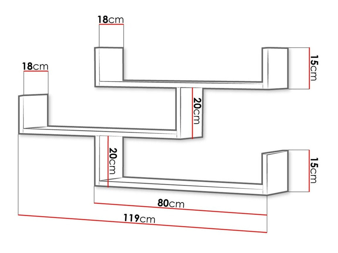Polc Trio 003 (Cygni), Szín: Wotan tölgy