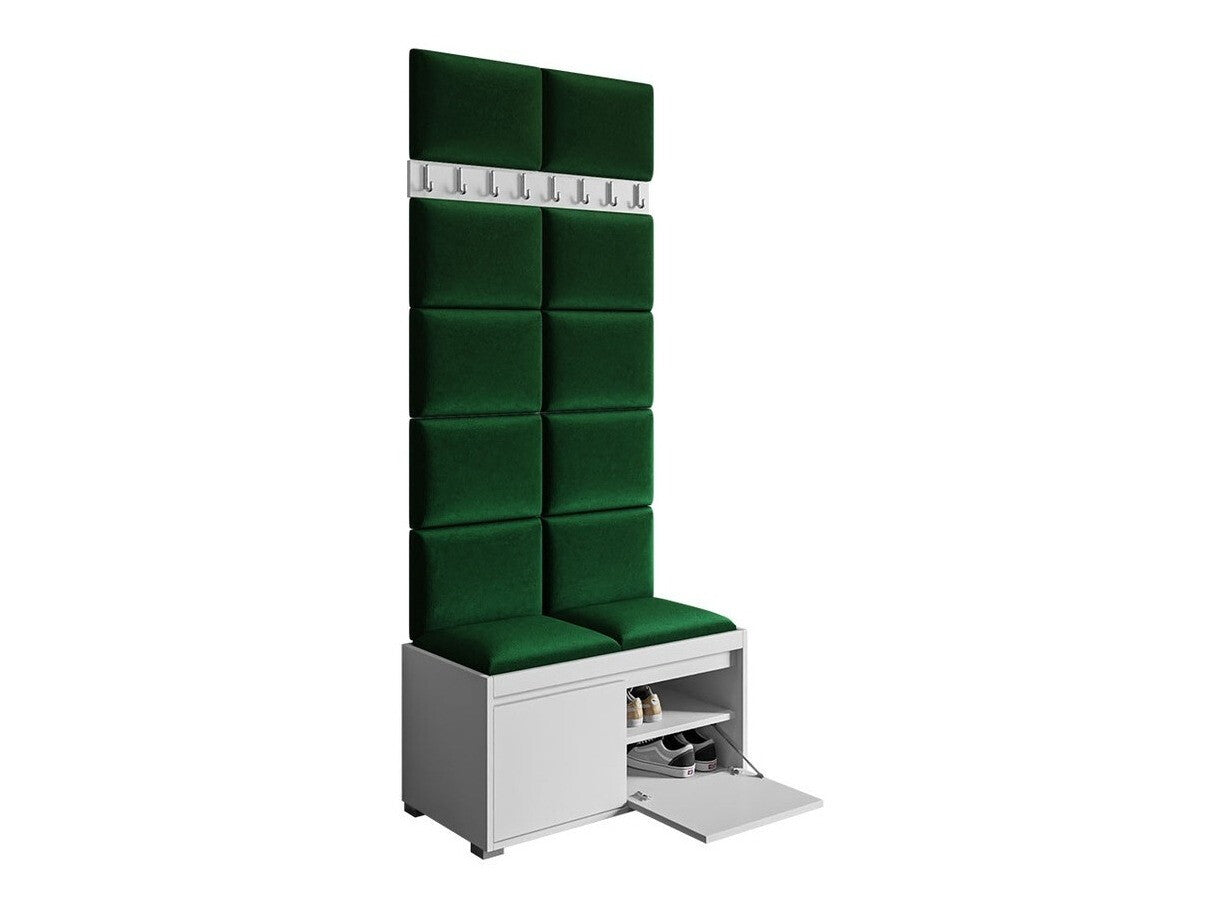 Előszoba garnitúra GRAWIS (Konkor) 80 + 12sz, Szín: Fehér + Manila 35