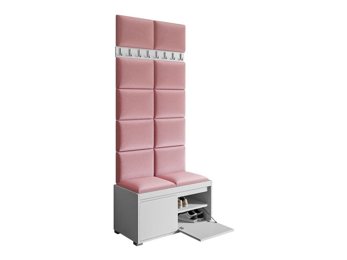 Előszoba garnitúra GRAWIS (Konkor) 80 + 12sz, Szín: Fehér + Manila 09