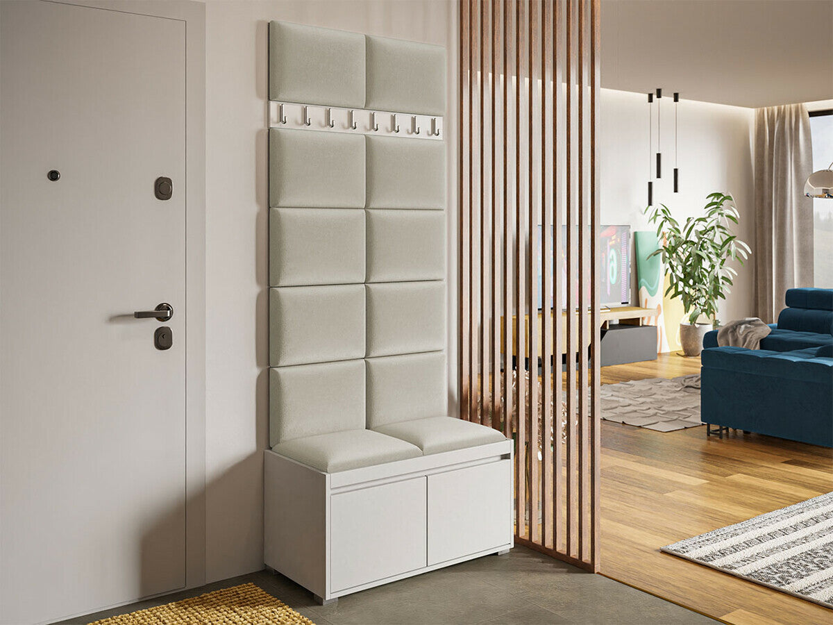 Előszoba garnitúra GRAWIS (Konkor) 80 + 12sz, Szín: Fehér + Manila 02