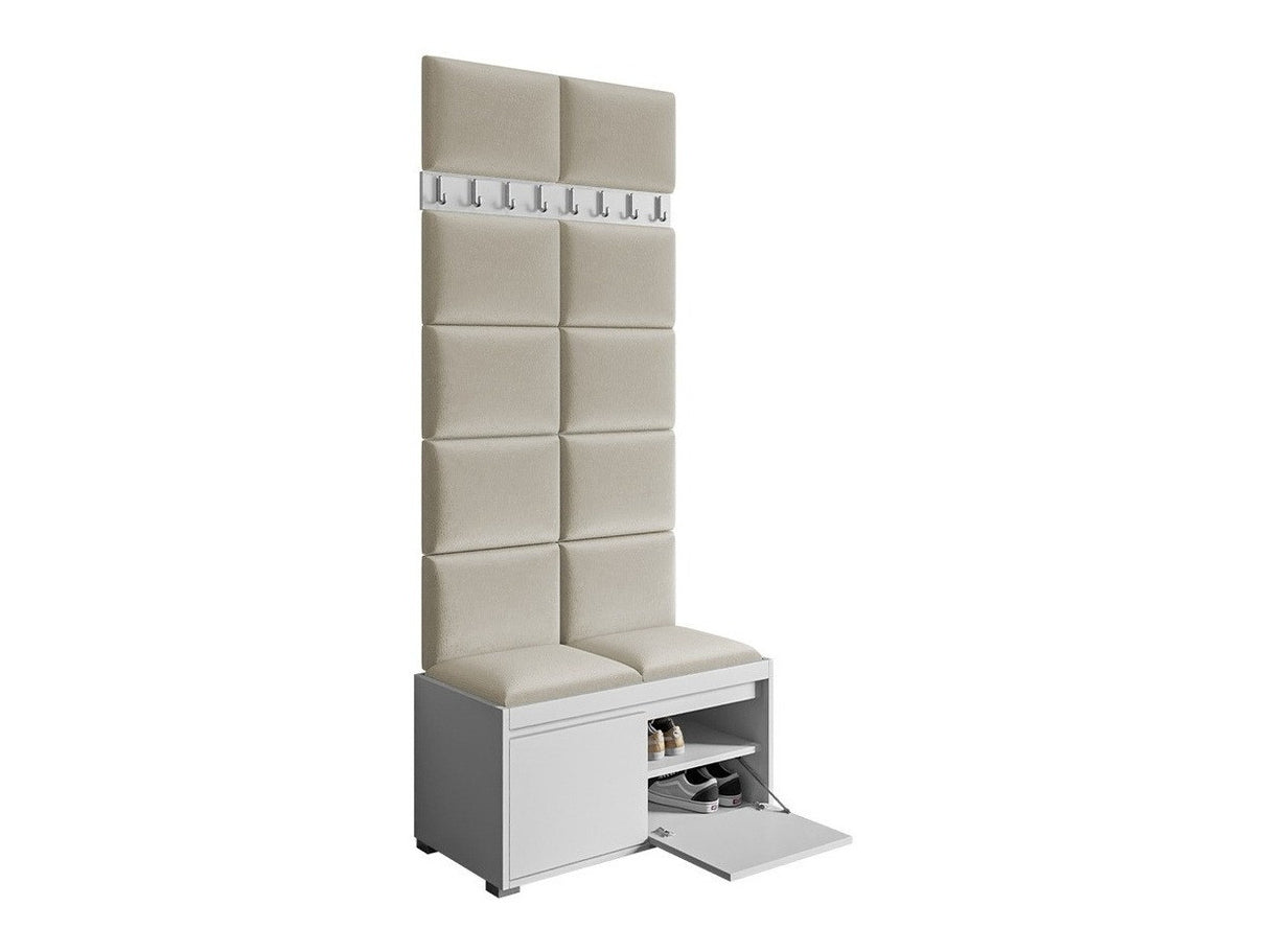 Előszoba garnitúra GRAWIS (Konkor) 80 + 12sz, Szín: Fehér + Manila 02