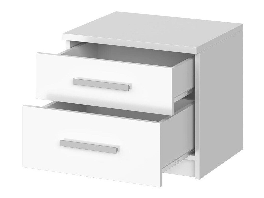 Hálószoba garnitúra Bonem II (Kler II), Szín: Fehér