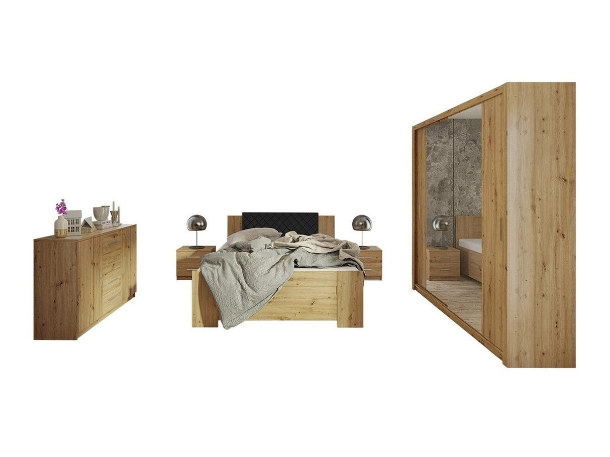 Hálószoba garnitúra Bonem VI (Kler VI), Szín: Artisan tölgy + Soft Pik 011
