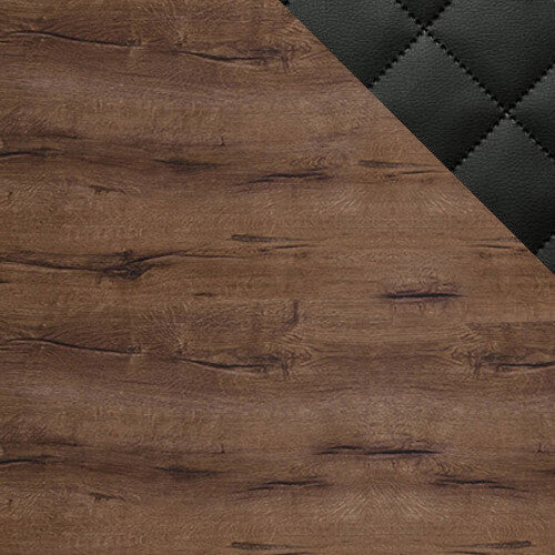 Hálószoba garnitúra Bonem X (Kler X), Szín: Monastery tölgy + öko bőr Soft Pik 011