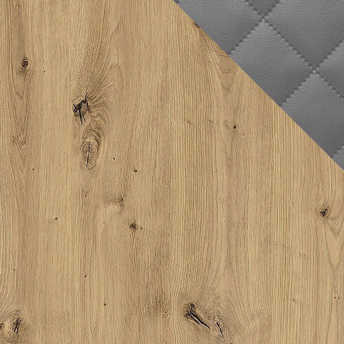 Hálószoba garnitúra Bonem X (Kler X), Szín: Artisan tölgy + öko bőr Soft Pik 029