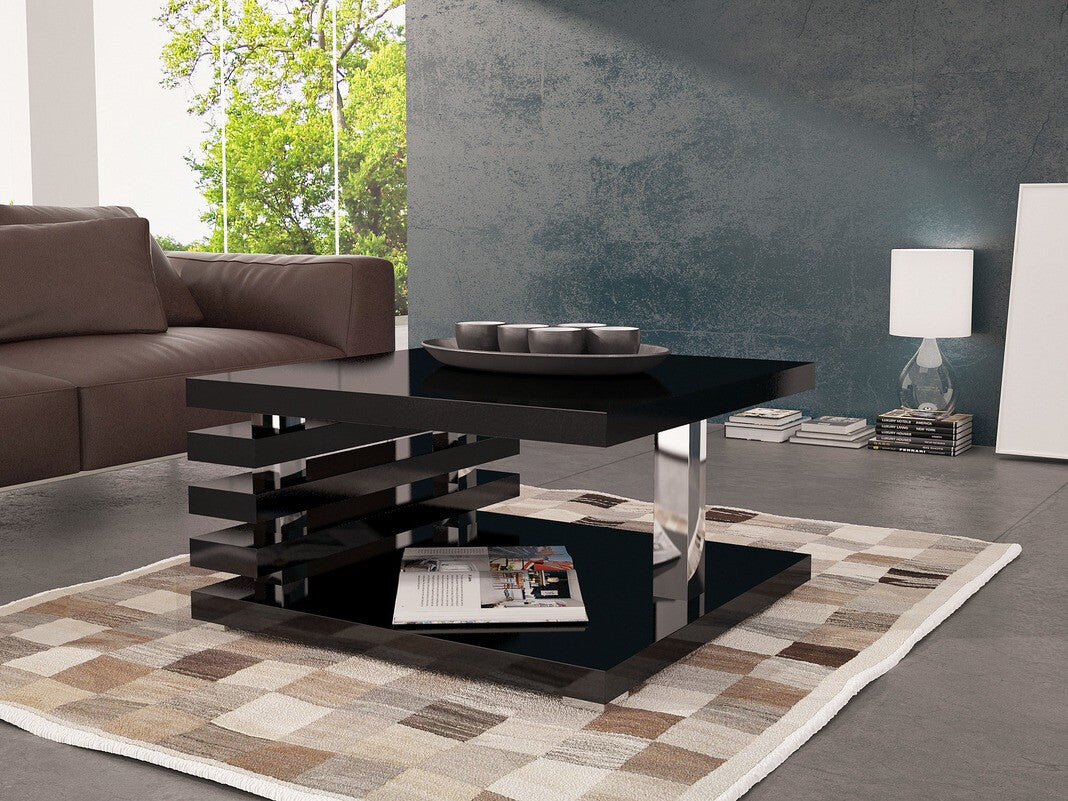 Dohányzóasztal Kyoto, Szín: Fényes fekete