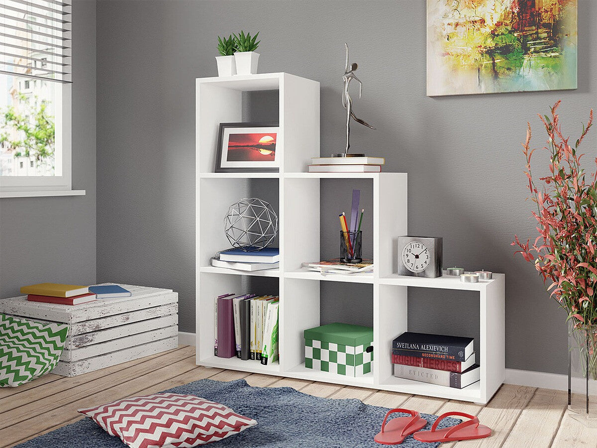 Könyvespolc Trio 011 (Cygni), Szín: Fehér