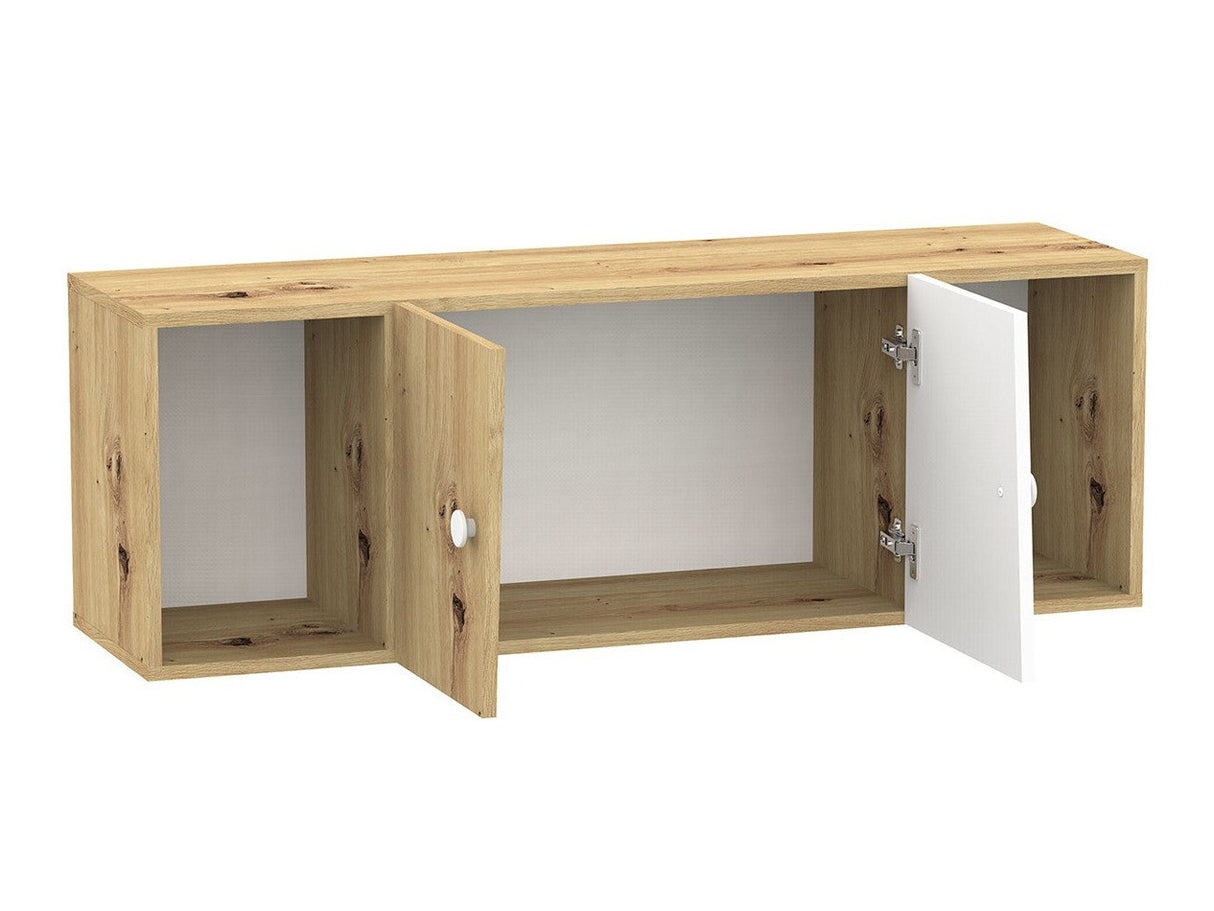 Fali szekrény Nero 13 (Wurak), Szín: Artisan tölgy + Fehér