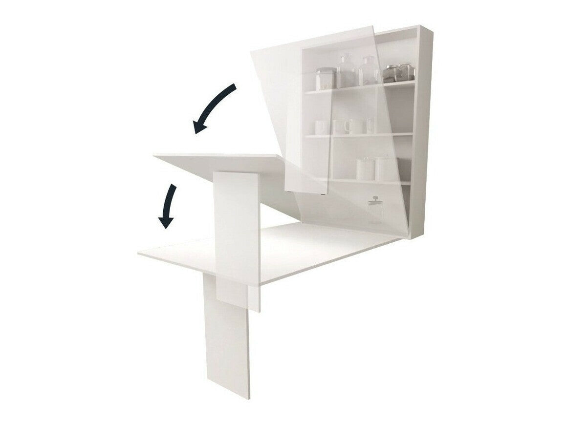 Összecsukható asztal ABI (Eden) Szín: Fekete + Wotan tölgy