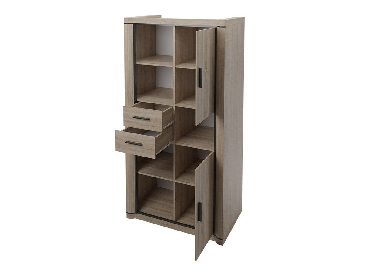 Könyvespolc Dallas D23, Szín: Triufel tölgy