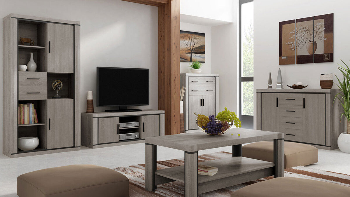 Könyvespolc Dallas D23, Szín: Triufel tölgy