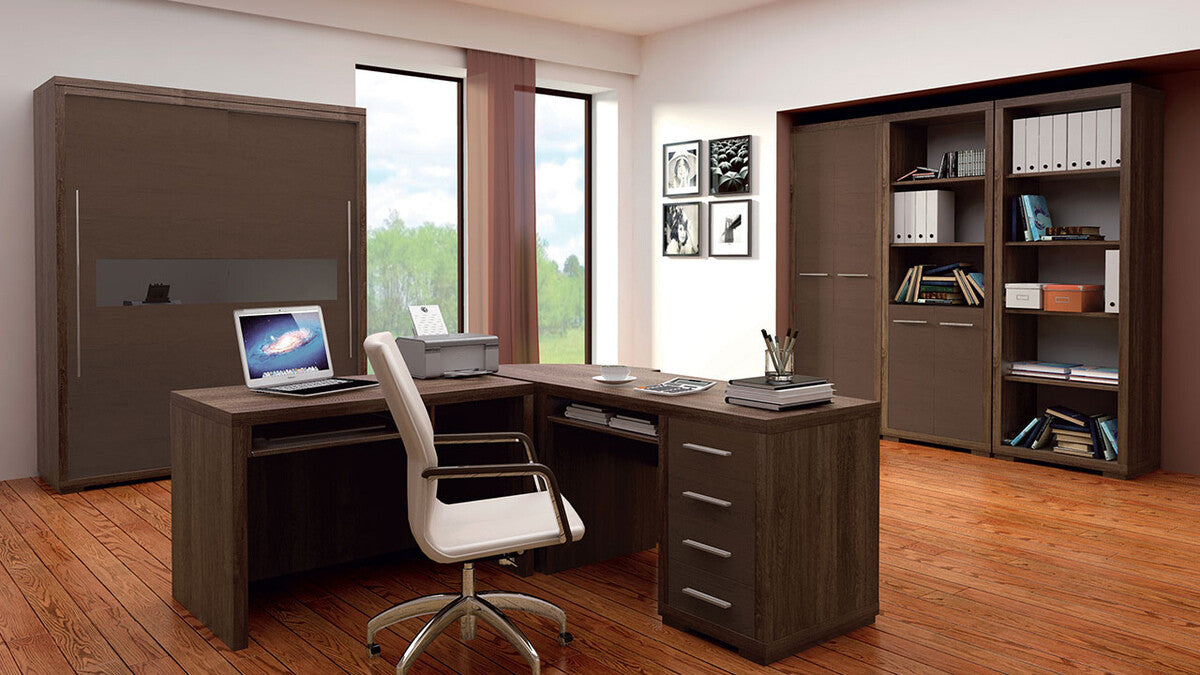 Könyvespolc Vegáznemű V-34 (Kelly), Szín: Sötét santana tölgy