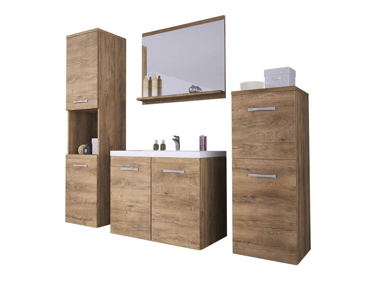 Fürdőszoba garnitúra Malo / maja (Megi I), Szín: Lefkas tölgy