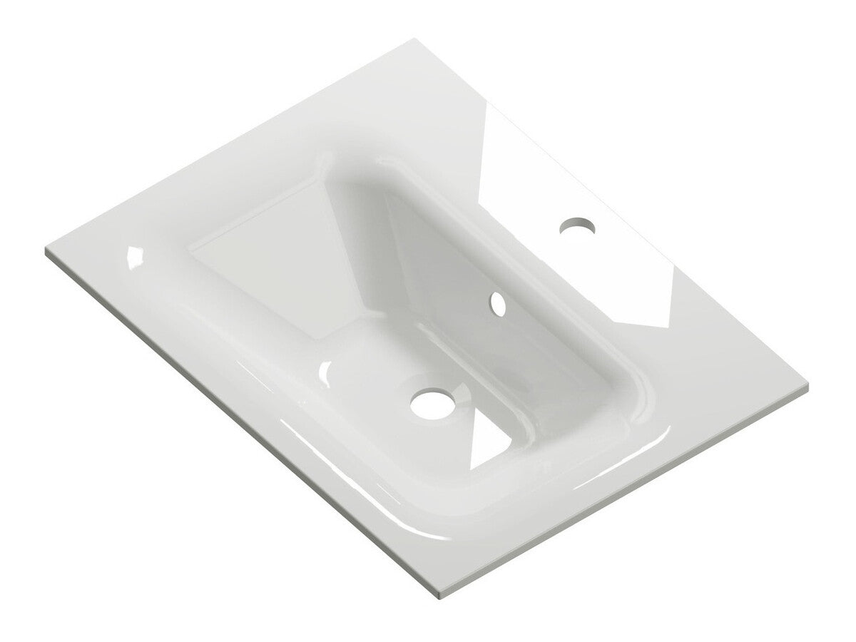 Fürdőszoba garnitúra Porto (Mandy), Led világítás: Igen, Mosdókagyló: Igen, Szín: Fehér + Fényes fehér