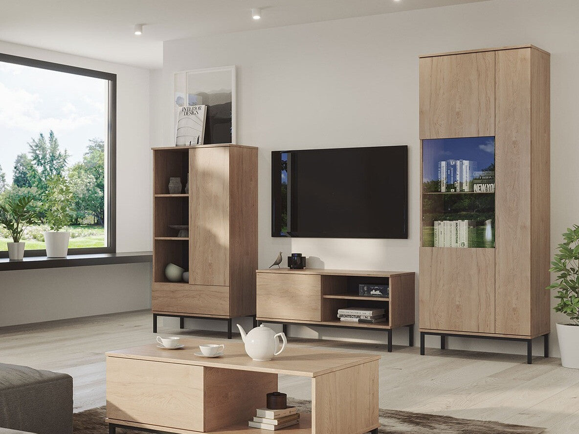 Könyvespolc Querty R70 (Marinez MR03), Szín: Fényes fa