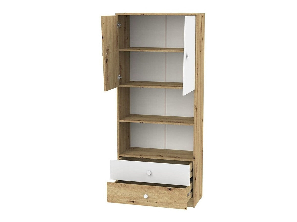 Bútorkészlet Nero II (Wurak), Szín: Artisan tölgy + Fehér + Szürke