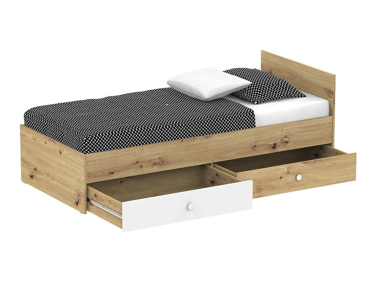 Bútorkészlet Nero II (Wurak), Szín: Artisan tölgy + Fehér + Szürke