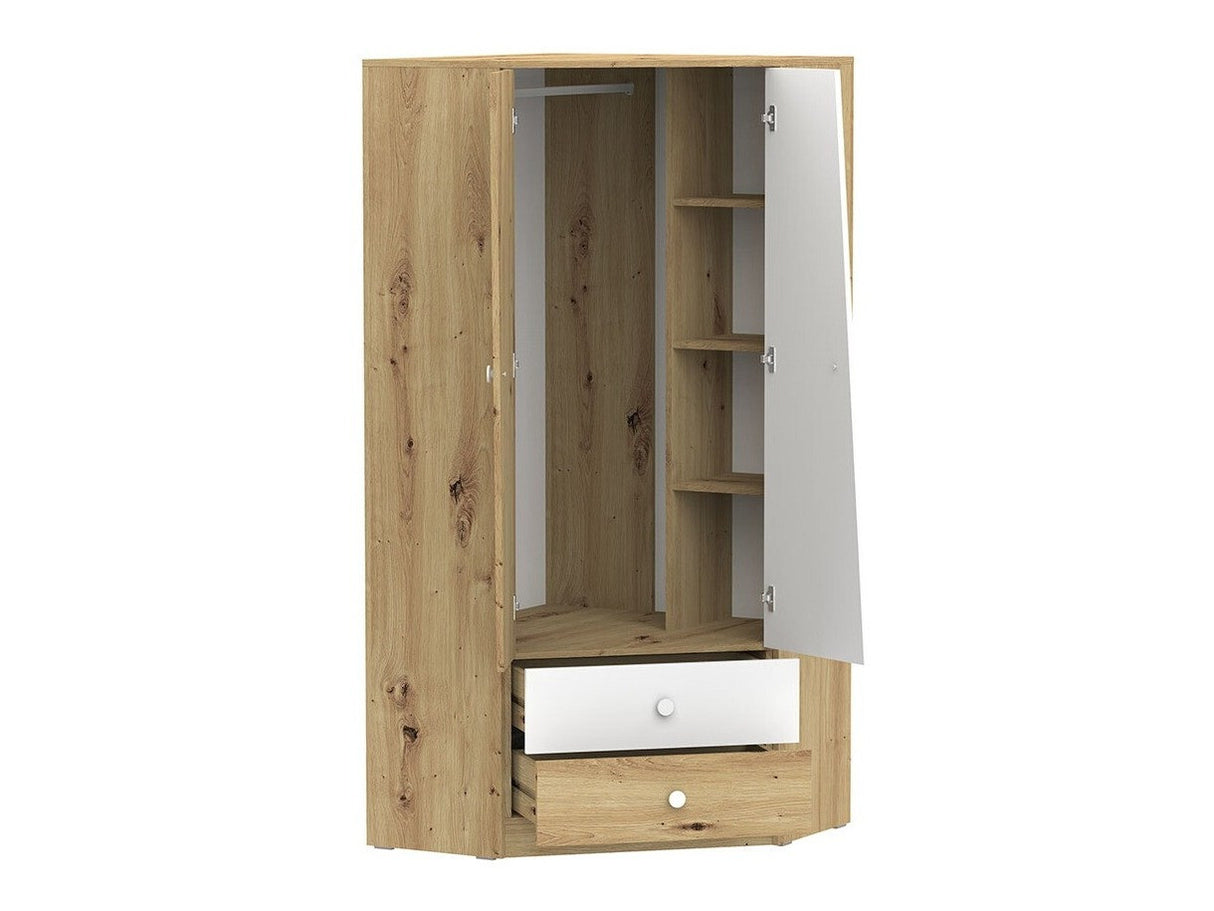 Bútorkészlet Nero IV (Wurak), Szín: Artisan tölgy + Fehér