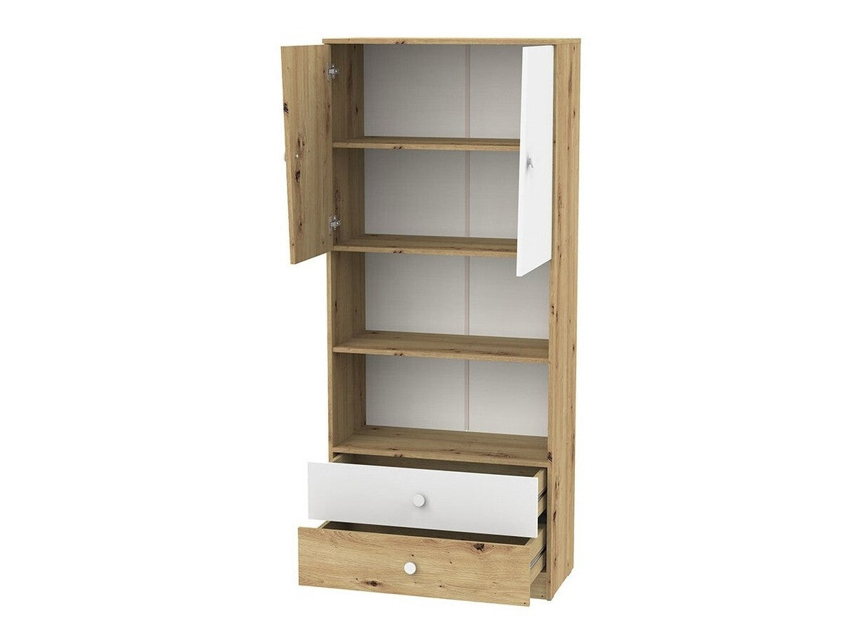 Bútorkészlet Nero IV (Wurak), Szín: Artisan tölgy + Fehér