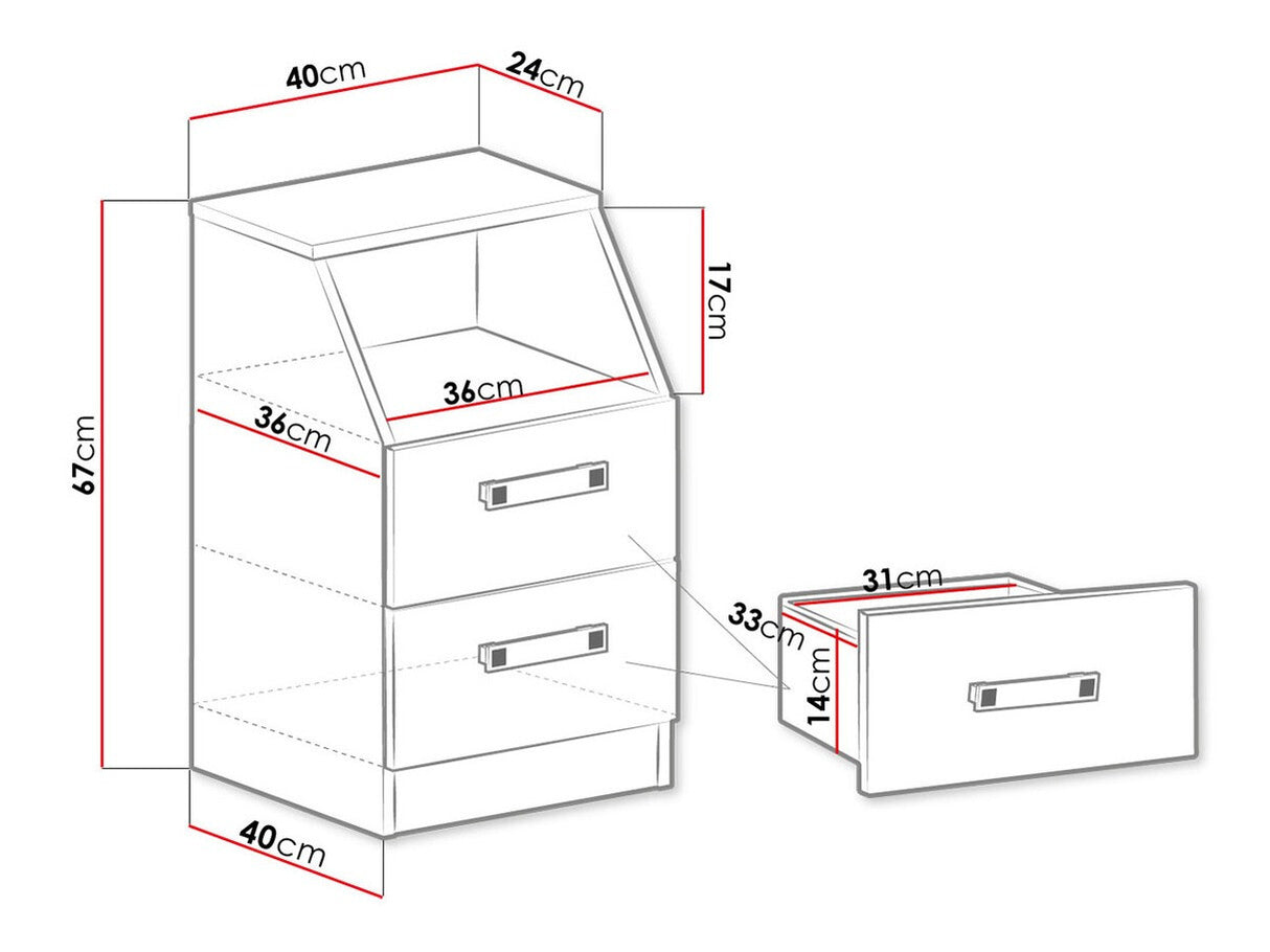 Tároló Trafiko 15 (Tofiko TO015), Szín: Fehér + Türkiz
