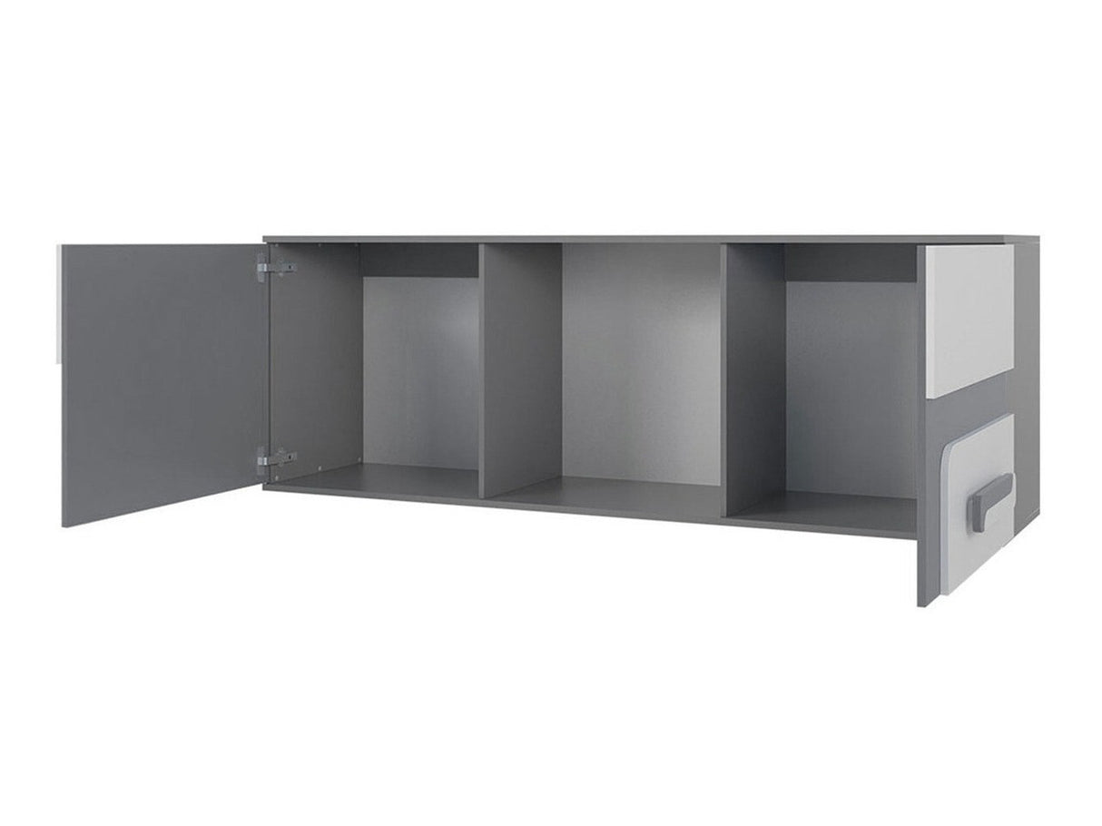 Polc Apetito 120 (Petito PE10), Szín: Antracit + Fehér