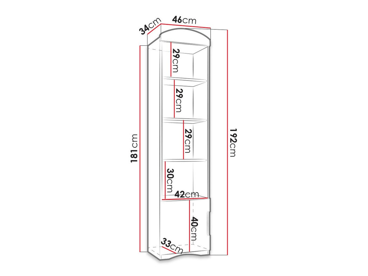 Könyvespolc CLASSIC