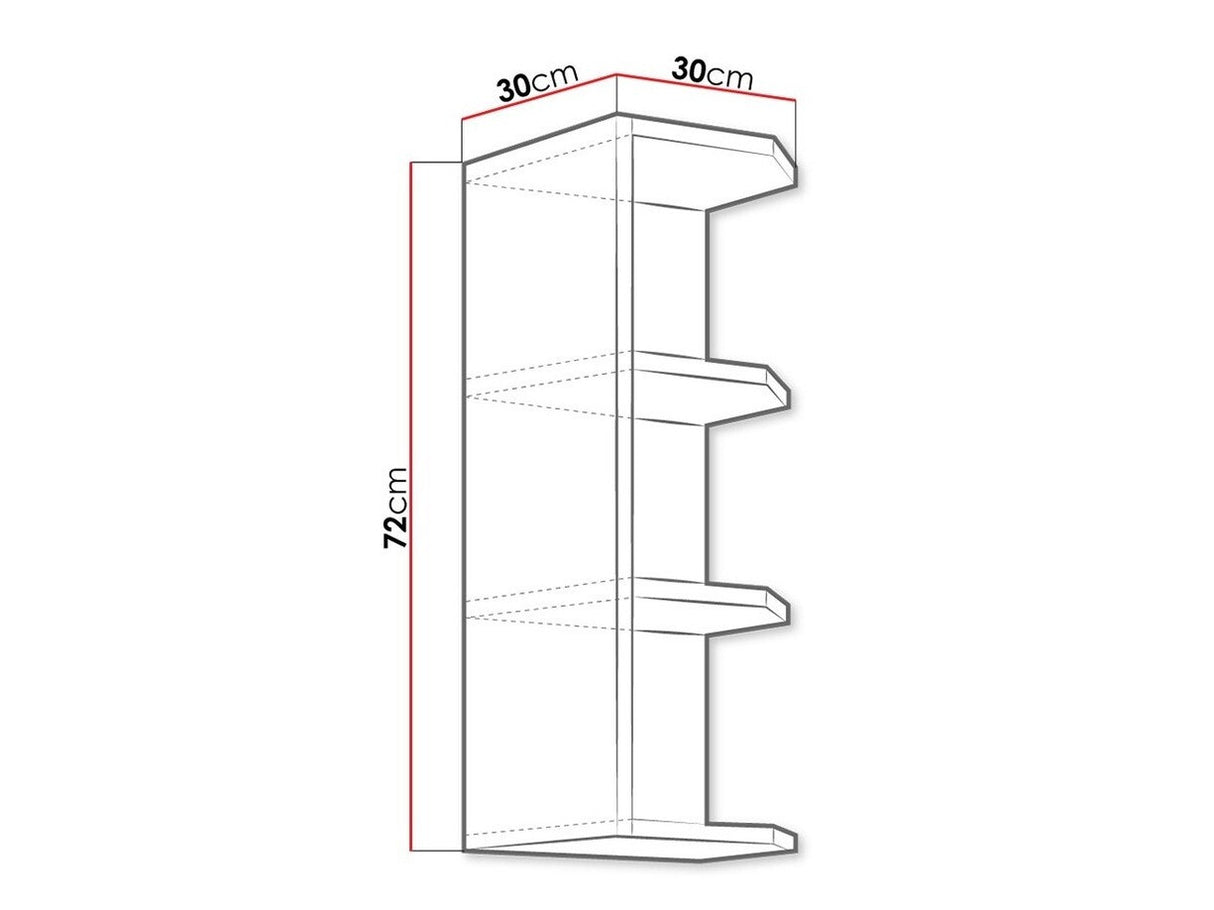 Könyvespolc Multiline 30 G ZAK-72