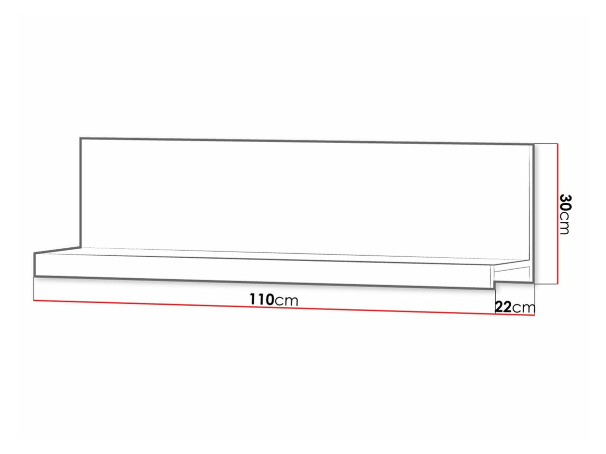 Polc Samba 7 (Brode BD07), Szín: Szilva