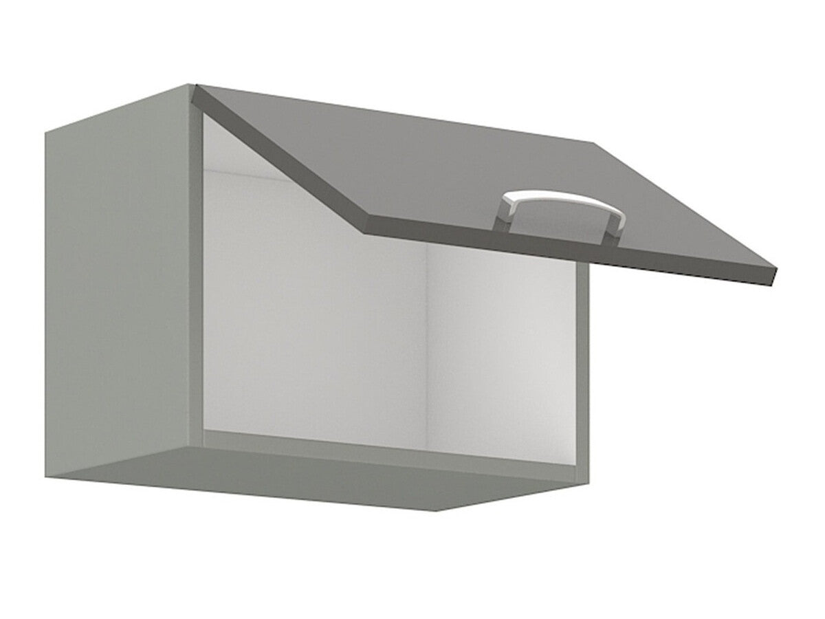 Moduláris fali szekrény Multiline 50 GU-36 1F (Szürke + Fényes szürke)