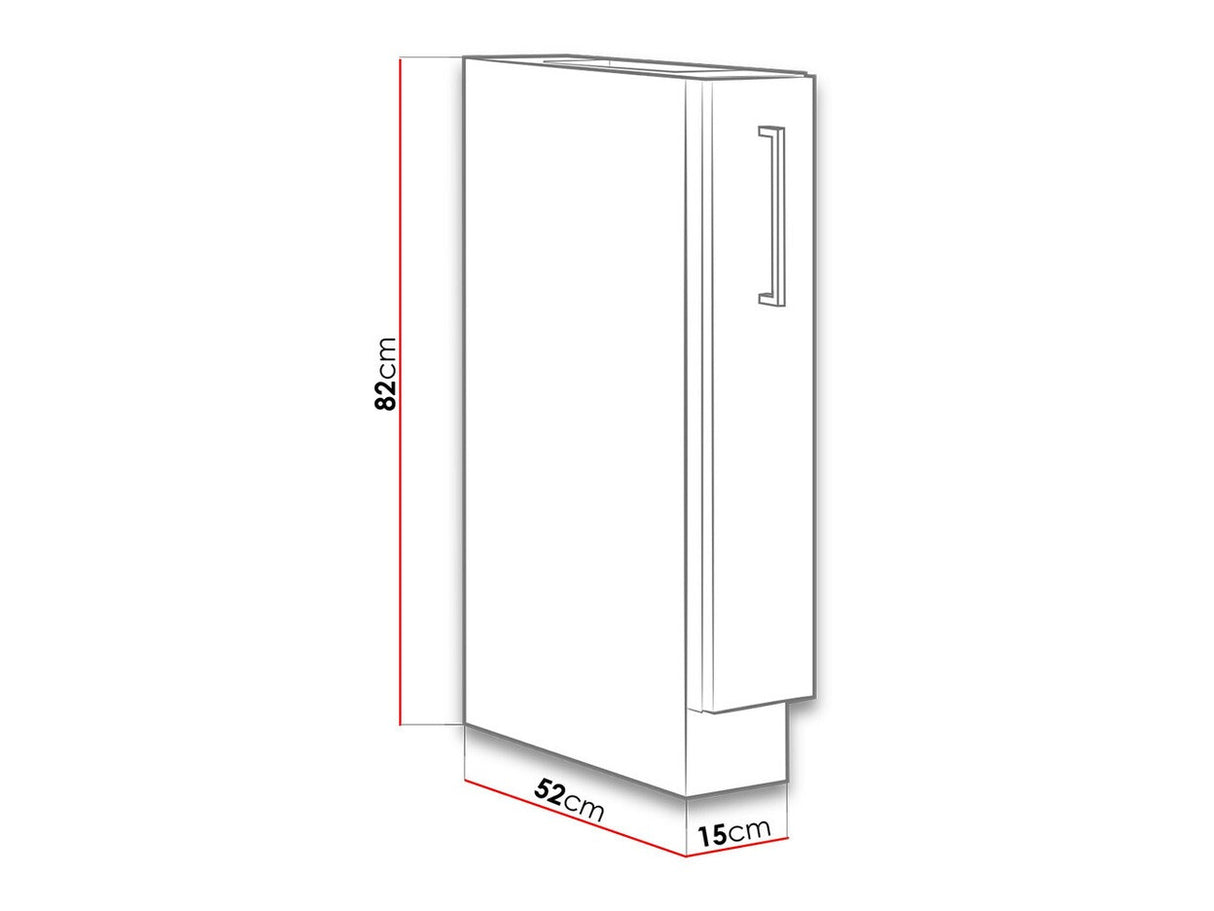 Moduláris szekrény kihúzható fiókkal Faline 15 D CARGO BB (Vigo)