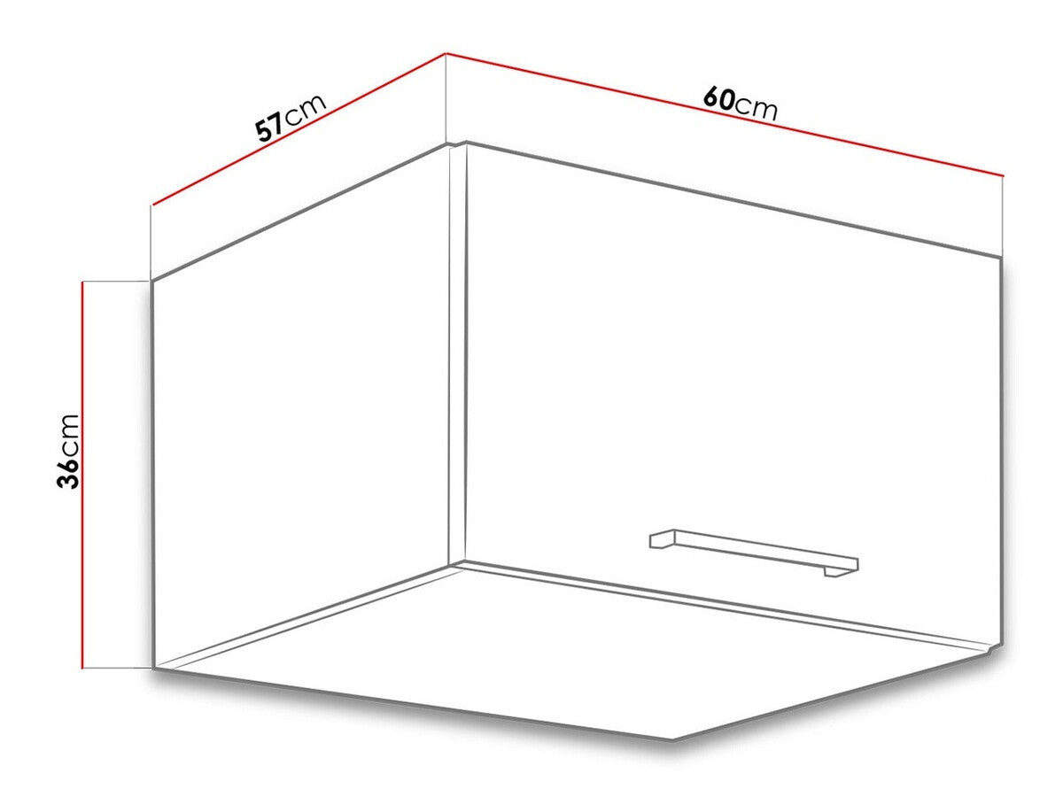 Moduláris fali szekrény Faline 60 NAGU-36 1F (Vigo)