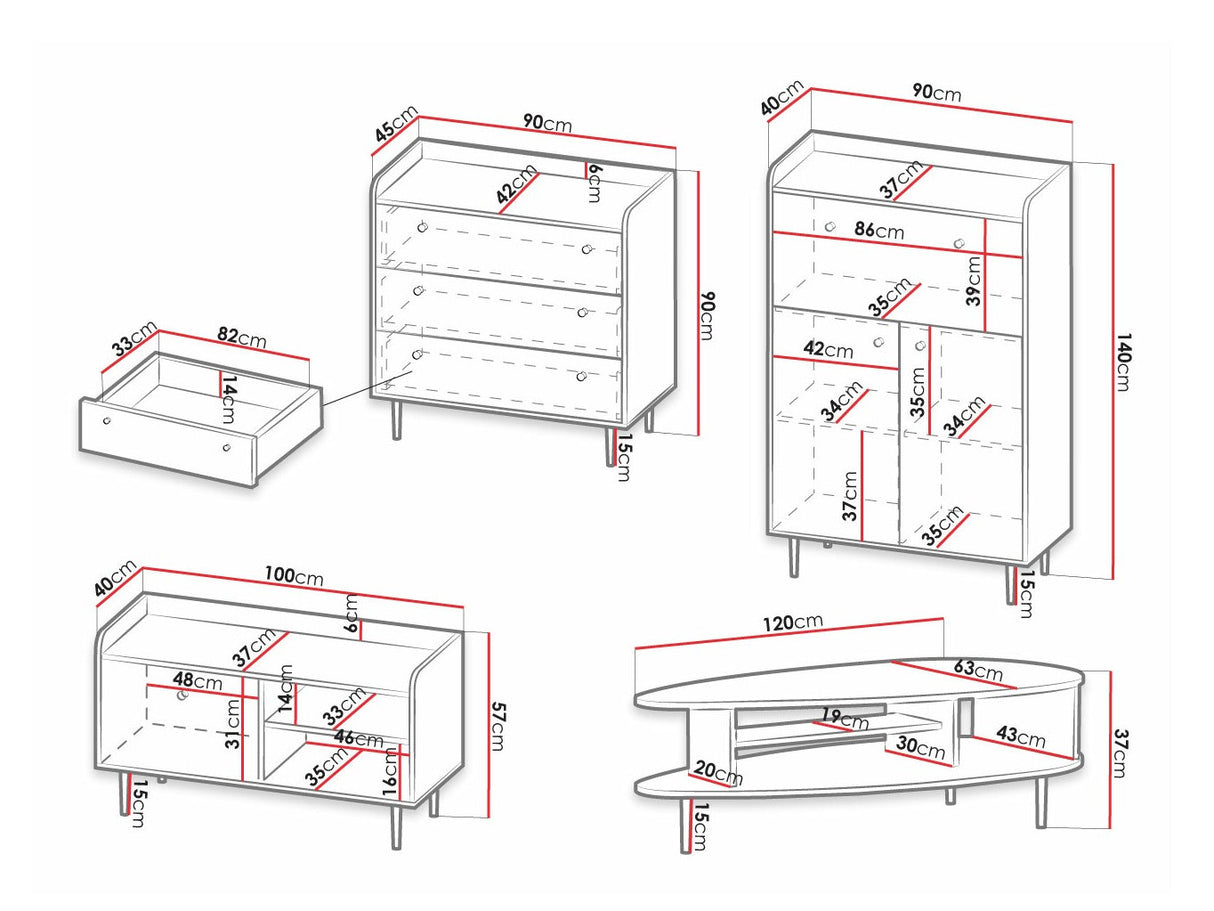Nappali szett VASINA II (Peczo II)