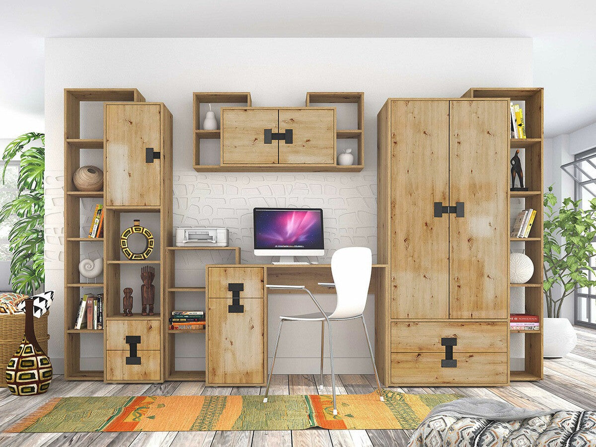 Gardróbszekrény 80 INDEX 01 (Tikrote), Szín: Artisan tölgy