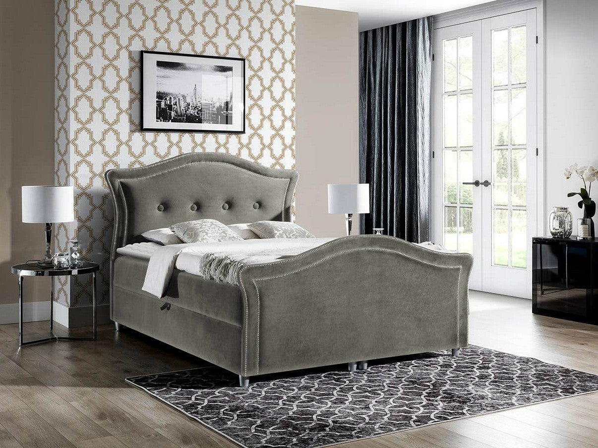 Kontinentális ágy BEDRAN LUX (Masala Lux), Szín: Magic Velvet 2217, Alvó felület mérete: 120 x 200 cm