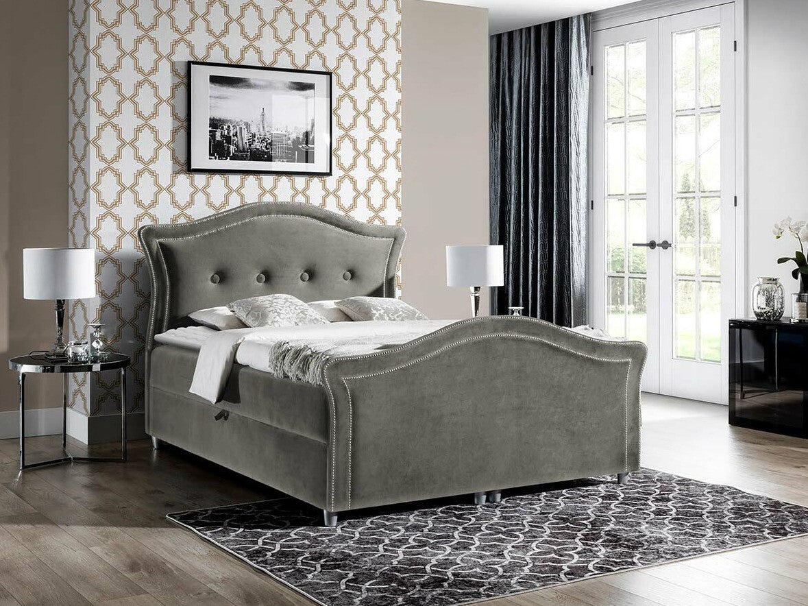 Kontinentális ágy BEDRAN LUX (Masala Lux), Szín: Magic Velvet 2217, Alvó felület mérete: 140 x 200 cm