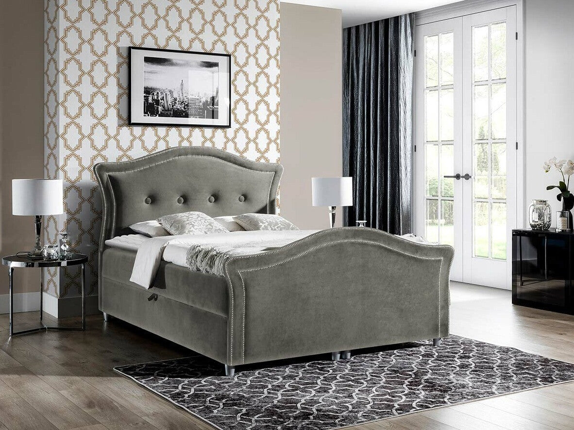 Kontinentális ágy BEDRAN LUX (Masala Lux), Szín: Magic Velvet 2217, Alvó felület mérete: 180 x 200 cm