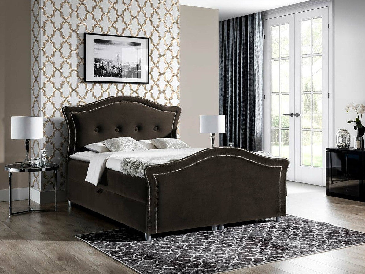 Kontinentális ágy BEDRAN LUX (Masala Lux), Szín: Casablanca 2308, Alvó felület mérete: 160 x 200 cm